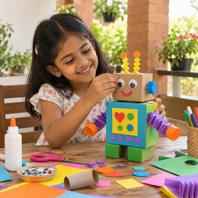 Peque creando en casa con Pequeños Genios